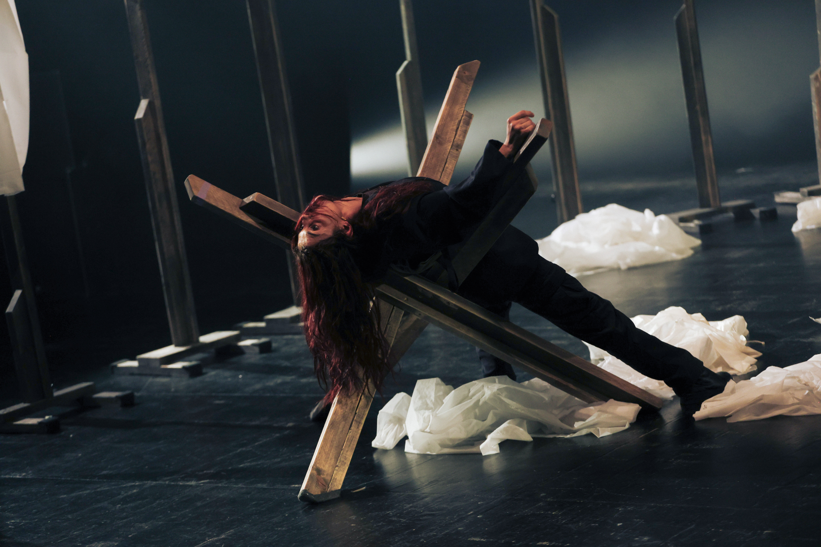 Vidro Pantera – Estilhaços de Heiner Müller - © Teatro das Figuras / Miguel Fernandes